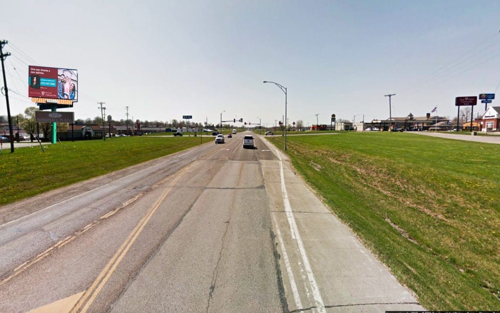 Picture of Marshall, Missouri Left Hand Read