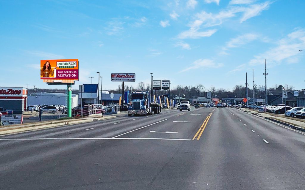 Benton, Kentucky digital billboard left hand read