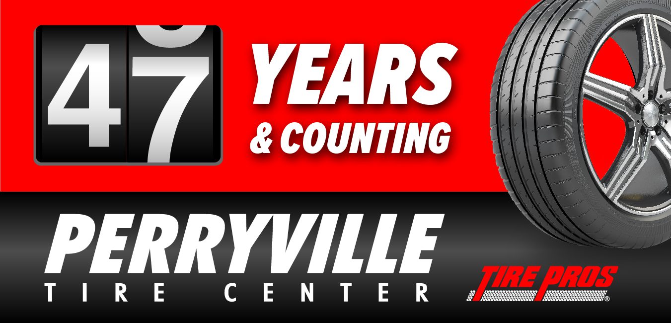Digital billboard ad for Perryville Tire Center