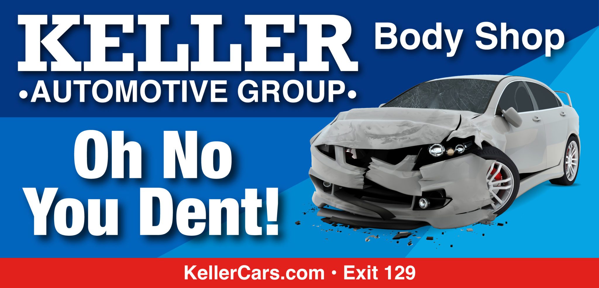 Digital billboard ad for Keller Automotive Group