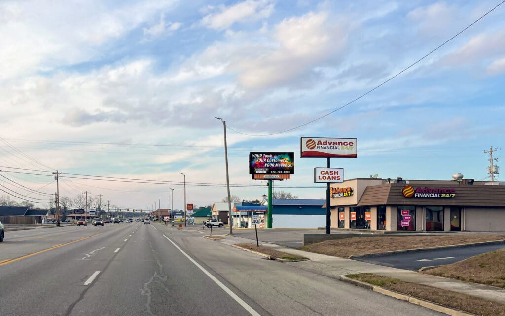 OOH billboard advertising in Manchester, TN