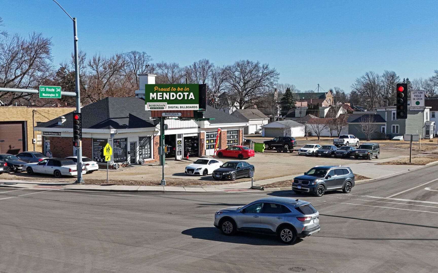 OOH billboard advertising in Mendota, Illlinois